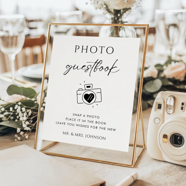 Póster Rótulo de Boda de foto de cámara de guiones rusos (Subido por el creador)