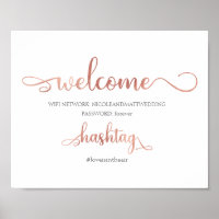 Rótulo de Boda de información de la red wifi con l