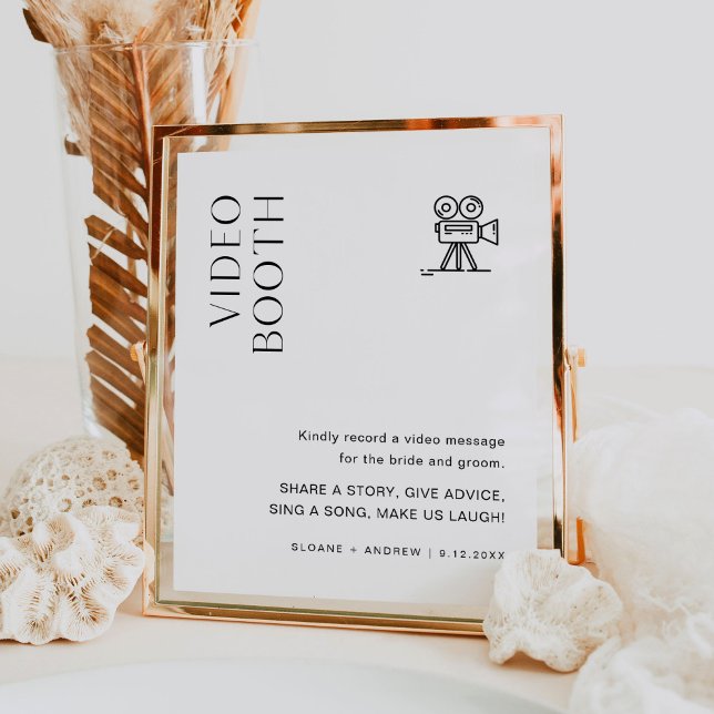Póster Rótulo de Boda de la cabina de vídeo HARLOW (Subido por el creador)