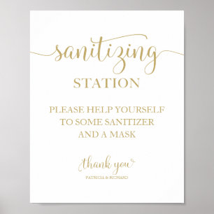Póster Rótulo de Boda de Moda de calligrafía de la estaci