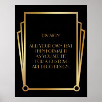 Rótulo de Boda de Personalizado DIY de Art Deco de