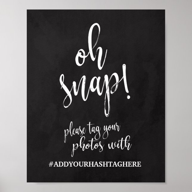 Póster Rótulo de Boda de tablero de álbumes 8 x 10 (Frente)