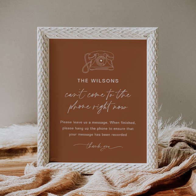 Póster Rótulo de Boda del libro de invitados de SIENNA -  (Subido por el creador)