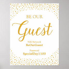 Póster Rótulo de boda - Rótulo de Boda de Confetti con co