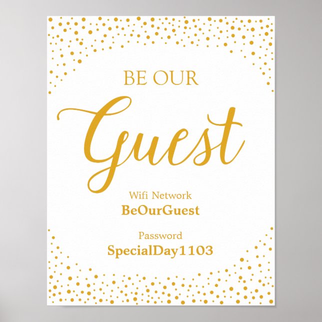 Póster Rótulo de boda - Rótulo de Boda de Confetti con co (Frente)