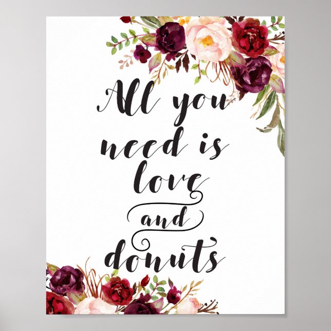 Póster Rótulo de Borgoña (Frente)