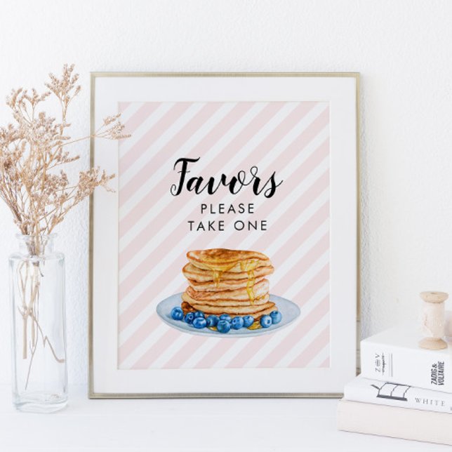 Póster Rótulo de Brunch Favor de Brunch con ducha de novi (Subido por el creador)