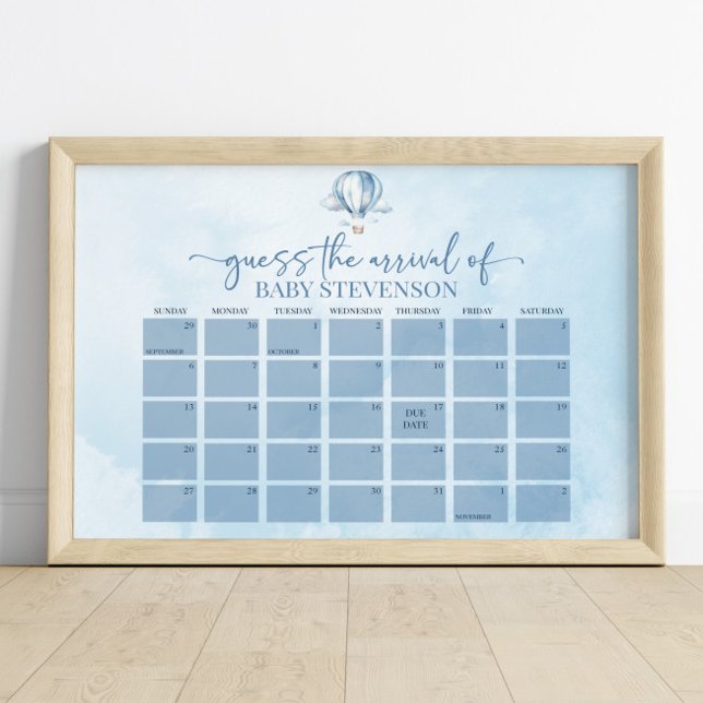 Póster Rótulo de calendario de fecha de vencimiento de Ba (Subido por el creador)