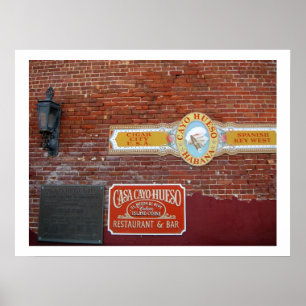 Póster Rótulo de Callo Hueso