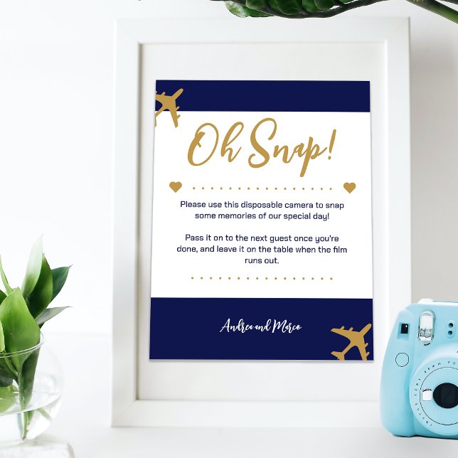 Póster Rótulo de cámara instantánea de boda para tarjetas (wedding instant camera sign, boarding pass wedding invitaition suite
)
