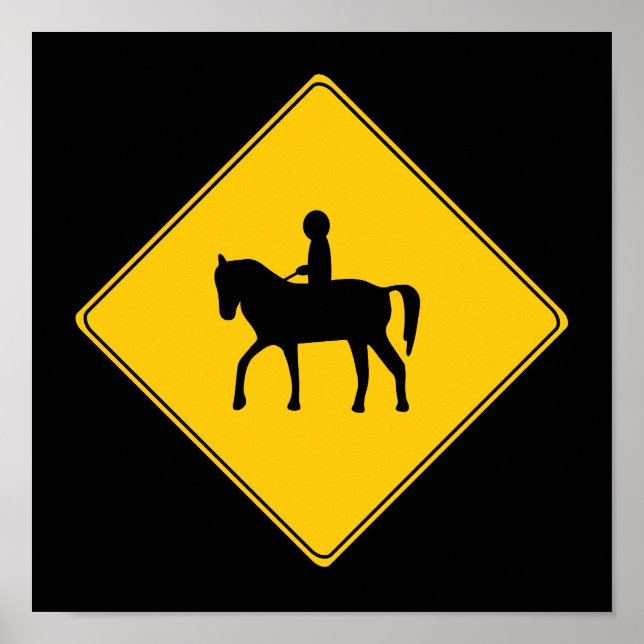 Póster Rótulo de carretera - Poster de caballete (Frente)