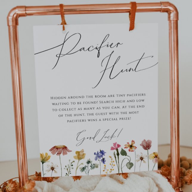 Póster Rótulo de caza del pacificador de flores silvestre (Subido por el creador)