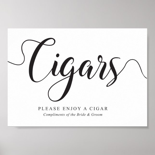 Póster Rótulo de cigarrillos. Boda gratuito de cigarrillo (Frente)