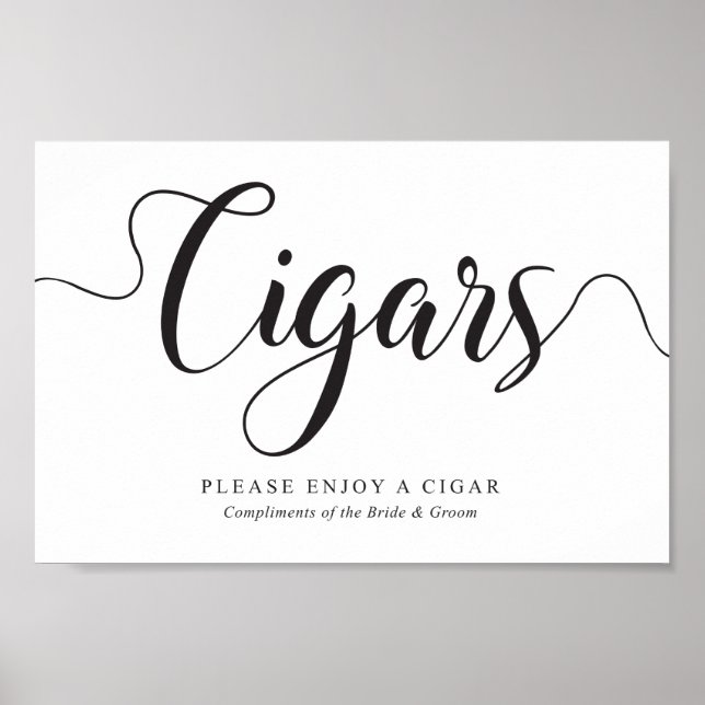 Póster Rótulo de cigarrillos. Boda gratuito de cigarrillo (Frente)