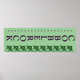 PÓSTER RÓTULO DE COBBLEROCK