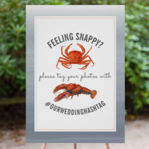 Póster Rótulo de color de boda que se siente como color d