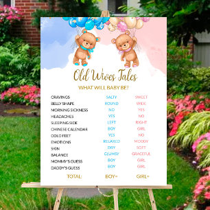 Póster Rótulo de Cuentos de Viejas Esposas de Oso