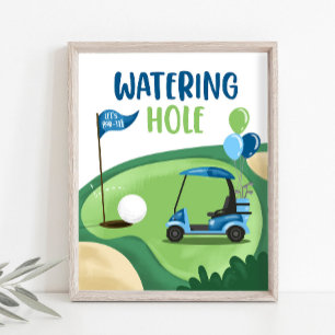 Póster Rótulo de cumpleaños de Watchdog Par-Tee