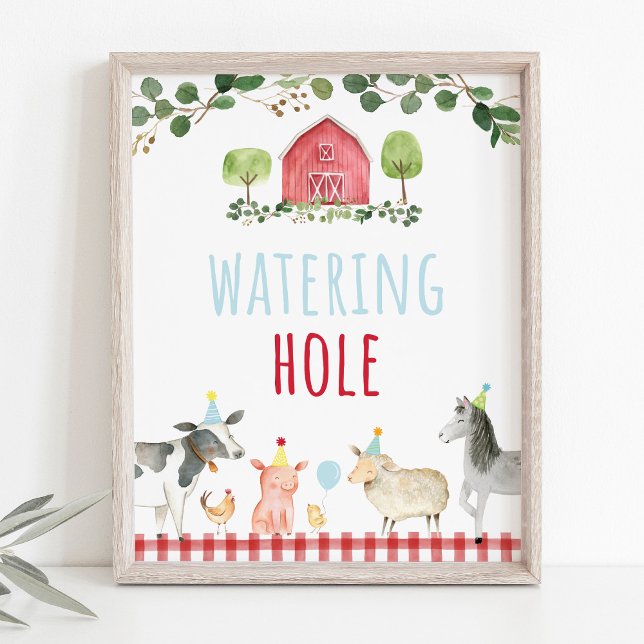 Póster Rótulo de cumpleaños del Hole de riego agrícola (Subido por el creador)