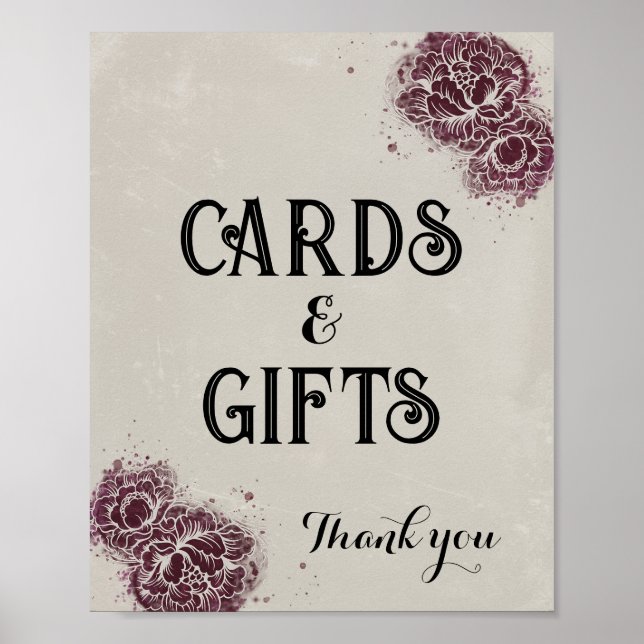 Póster Rótulo de eventos editable Fiesta gótico victorian (Frente)