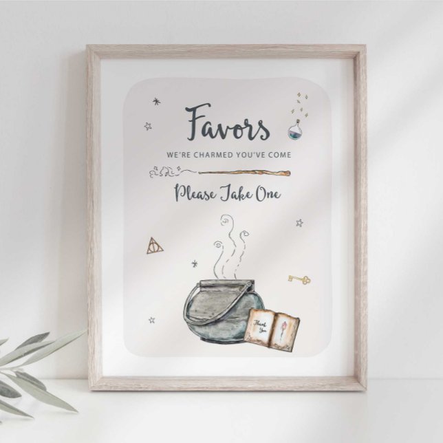 Póster Rótulo de favorecimiento de parte del asistente (Subido por el creador)