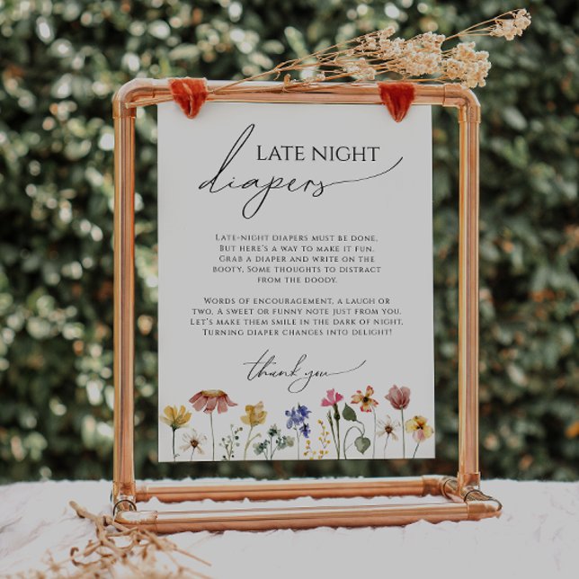 Póster Rótulo de Flores Silvestres de Última Noche (Subido por el creador)