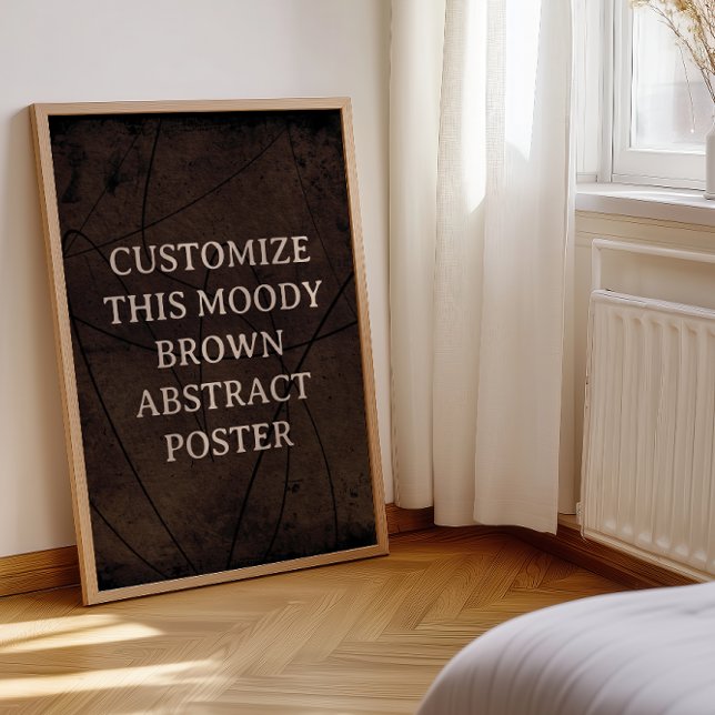 Póster Rótulo de fondo de Moody Personalizado Rich Brown  (Subido por el creador)