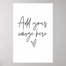 Rótulo de gran tamaño Boda de Personalizado Poster