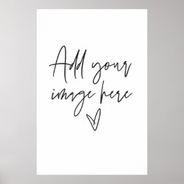 Póster Rótulo de gran tamaño Boda de Personalizado Poster