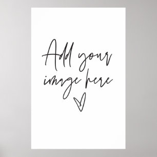 Póster Rótulo de gran tamaño Boda de Personalizado Poster