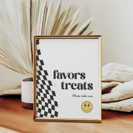 Póster Rótulo de Guay One Boy retro favorito