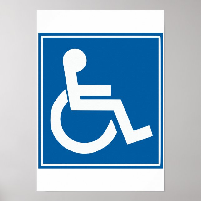 Póster Rótulo de Handicap (Frente)