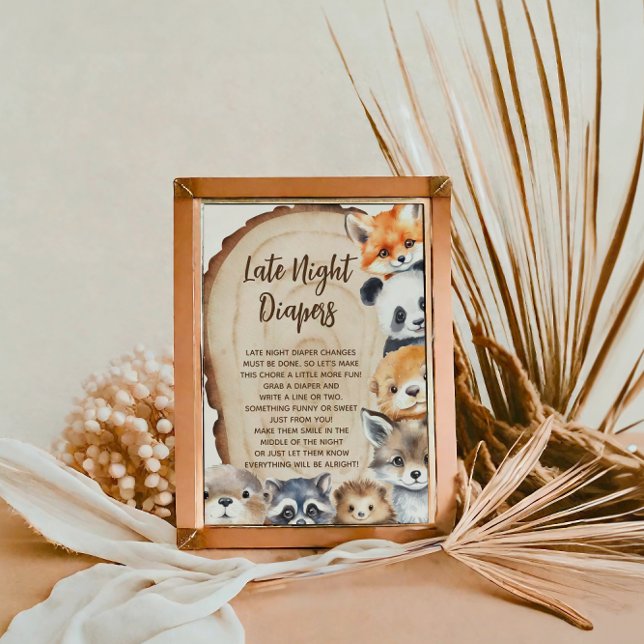 Póster Rótulo de juego Baby Shower de Late Night Diapers (Subido por el creador)