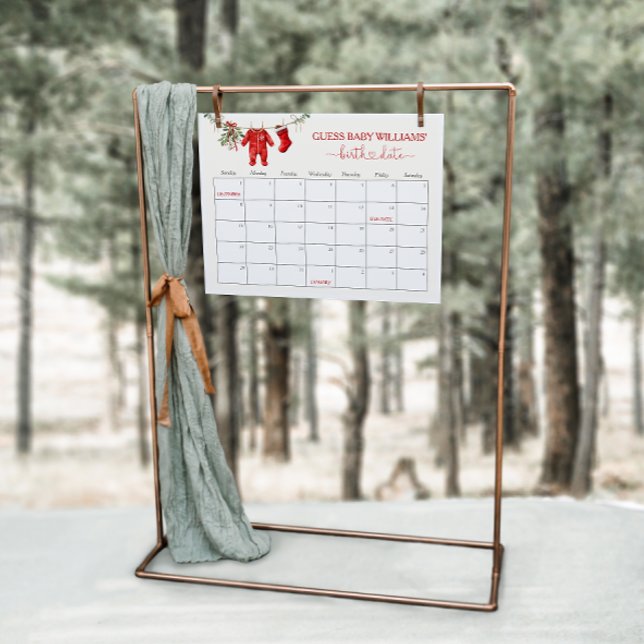 Póster Rótulo de juego de calendario de fechas de vencimi (Subido por el creador)