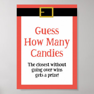 Póster Rótulo de juego de Navidades divertidos editables