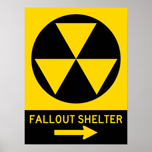 Póster Rótulo de la autopista de la guía Fallout Shelter  (Frente)