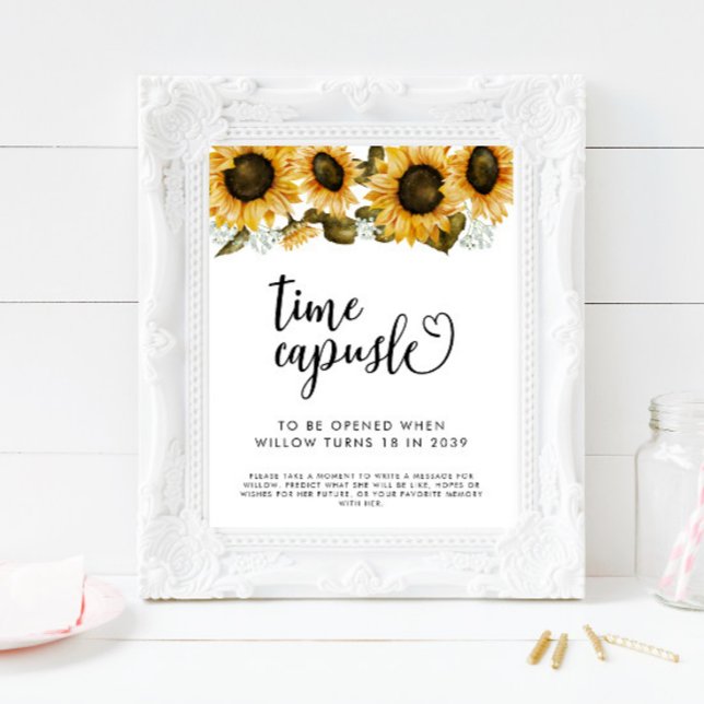 Póster Rótulo de la cápsula del tiempo | Fiesta por el cu (Subido por el creador)