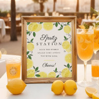 Rótulo de la estación Aperol Spritz de Citrus amar
