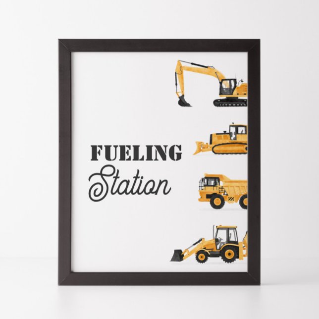 Póster Rótulo de la estación de combustible de cumpleaños (Subido por el creador)