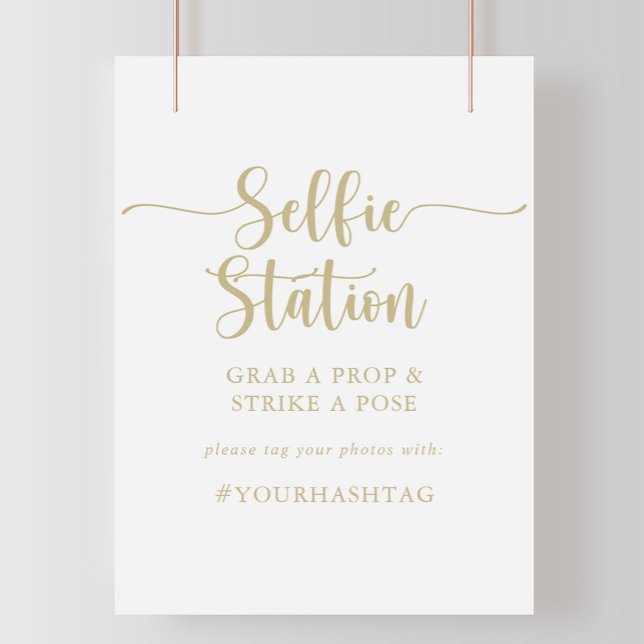 Póster Rótulo de la estación de selfie de caligrafía Mini (Subido por el creador)