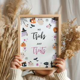 Póster Rótulo de la fiesta de cumpleaños de Halloween