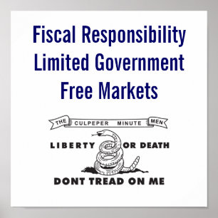 Póster Rótulo de la fiesta del té