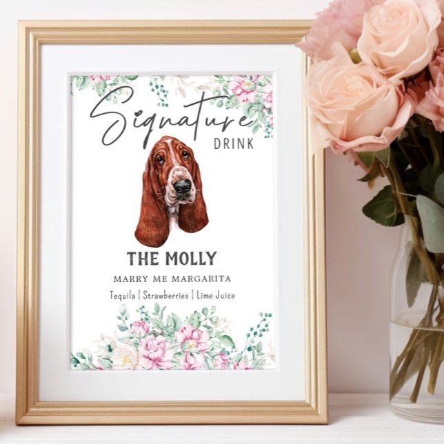 Póster Rótulo de la firma del perro de enlace base (Subido por el creador)