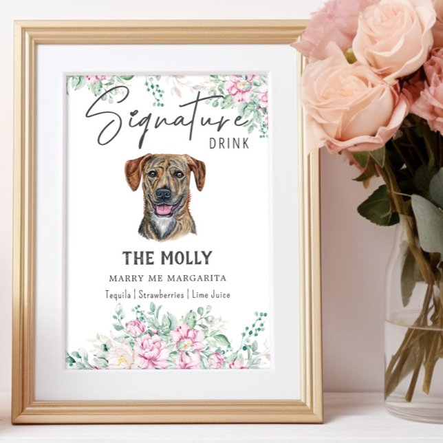 Póster Rótulo de la firma del perro del perro del perro d (Subido por el creador)