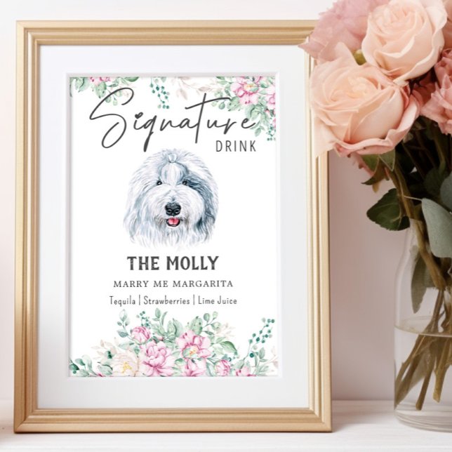 Póster Rótulo de la firma del perro perro de perro de per (Subido por el creador)