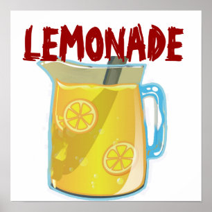 Póster Rótulo de la LIMONADA