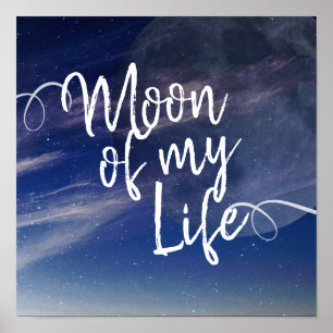 Póster Rótulo de la Presidencia de la Luna de mi Vida