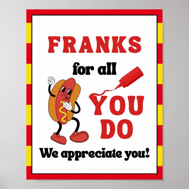 Póster Rótulo de la Semana de Apreciación, Rótulo de Apre (Frente)