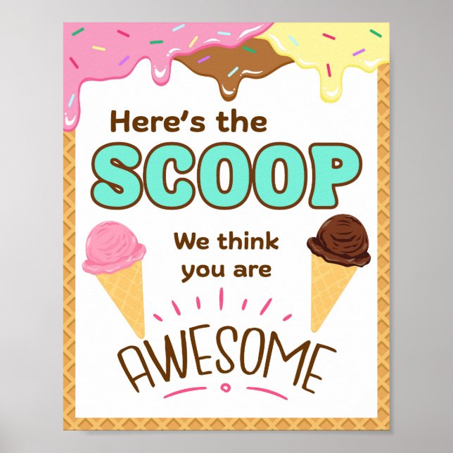 Póster Rótulo de la Semana de Apreciación, Rótulo de Apre (Frente)