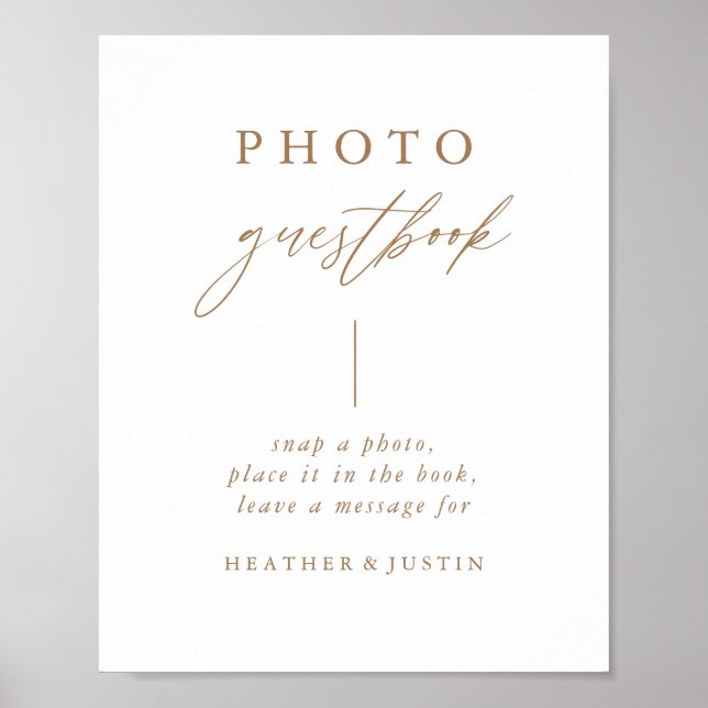 Póster Rótulo de libros de fotografía de Boda de oro de c (Frente)